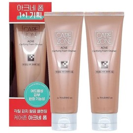 Care Zone Acne Clarifying Foam Cleanser Double Plan 130ml+130ml( / 케 어존 아크네 클래리파잉 폼 클렌저 더블기획 130ml+130ml(