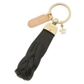 Irbizonte Key Ring Key Ring Keychain, Men's, Women's, IL BISONTE SKH040 PG0001 PG0012, (1) NERO (BK109B)