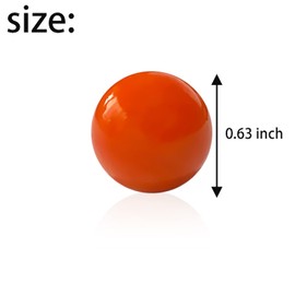 DODHEG 60 Pcs Acrylic Glass Marbles, Bulk Acrylic Marbles, for Various Marble Games 0.63 inch, Multicolor.