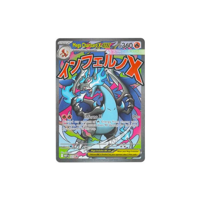 Pokemon - Mega Charizard ex MEP 023 - Black Star