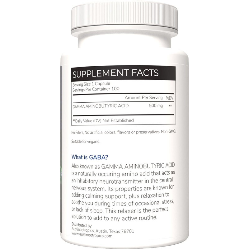 Austinootropics GABA 100 Premium Capsules