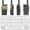 2 Pack QUANSHENG UV-K5 8 Radio DTMF Walkie Talkie with