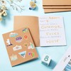 SHSHbuy Pack of 5 Notebooks, Small Notepad, A5, Blank Pages,