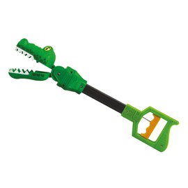 Pincher Pals - Alligator from Deluxebase. Jumbo Animal Hand Grabber with Long Reach Handle. Kids Reacher Tool and Pick Up Claw Toy for Fun Activity Gifts and Party Favors.