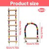 2 Pcs Bird Ladder Set, Bird Cage Ladder for Cage