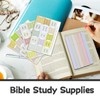 Cosmeria Bible Journaling Complete Set with Bible Marker, A5 Notebook,