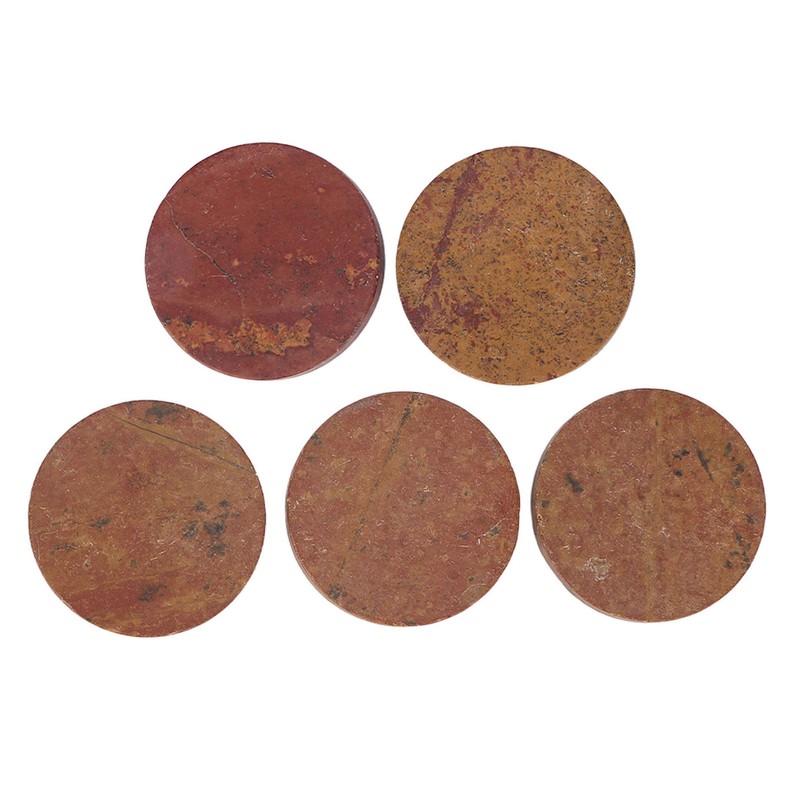5Pcs 50mm Bian Stone Scraping Board Bian Stone Back Massage