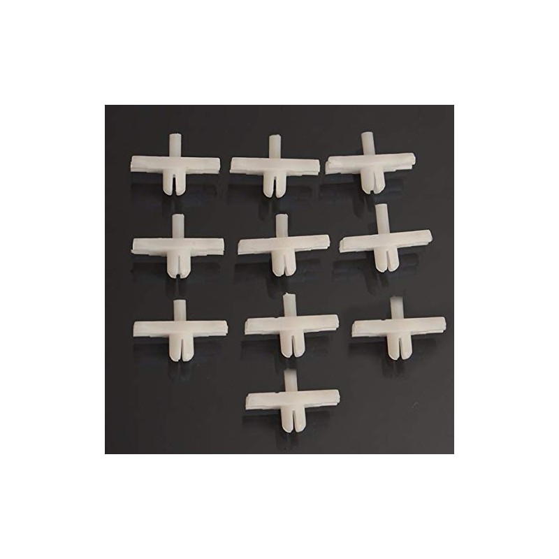 C-FUNN 10Psc Side Door Trim Moulding Strip Plastic Clips For