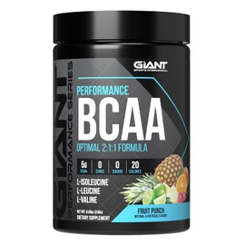 Giant Sports Performance Edge Series BCAA 30 Serving (Fruit Punch, 30 Serving)