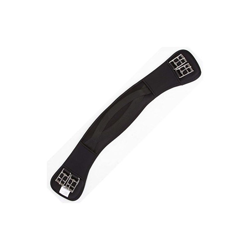 Kerbl 32445 Curved Saddlegirth - Black, 70 cm