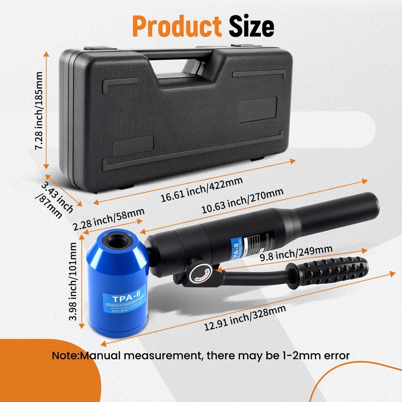 maXpeedingrods Hydraulic Knockout Hole Punch Driver Kit