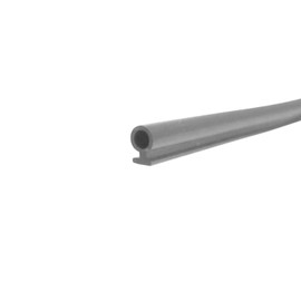 Gordon Glass Gray Vinyl Shower Door Bulb Seal 3/16" Backing, 1/4" Dia. - 84 in long