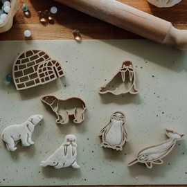 Kinfolk Pantry Cookie Cutter / Play Dough Cutter Set - Arctic (set of 5)