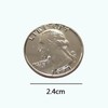 SUMAG 1 Pc Double Sided Quarter Dollar (Heads) Magic Tricks