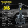 HAISECA 2pcs D4S LED Headlight Bulbs,Plug and Play, Error-free Matching
