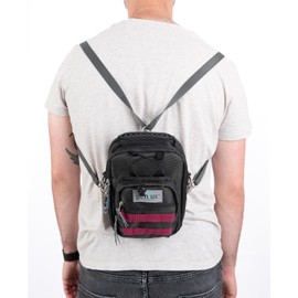 Genius Survival Kit - Scented Voyager: Smell-Proof Backpack, Odor-Eliminating Spray, and Maple Wood-Infused Incense Holder – Water-Resistant, Eco-Friendly, Adjustable Straps