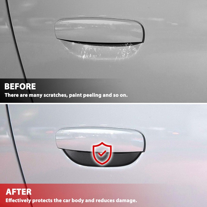 KEWISAUTO Door Bowl Scratch Protector for 2011-2025 Dodge Charger, Matte