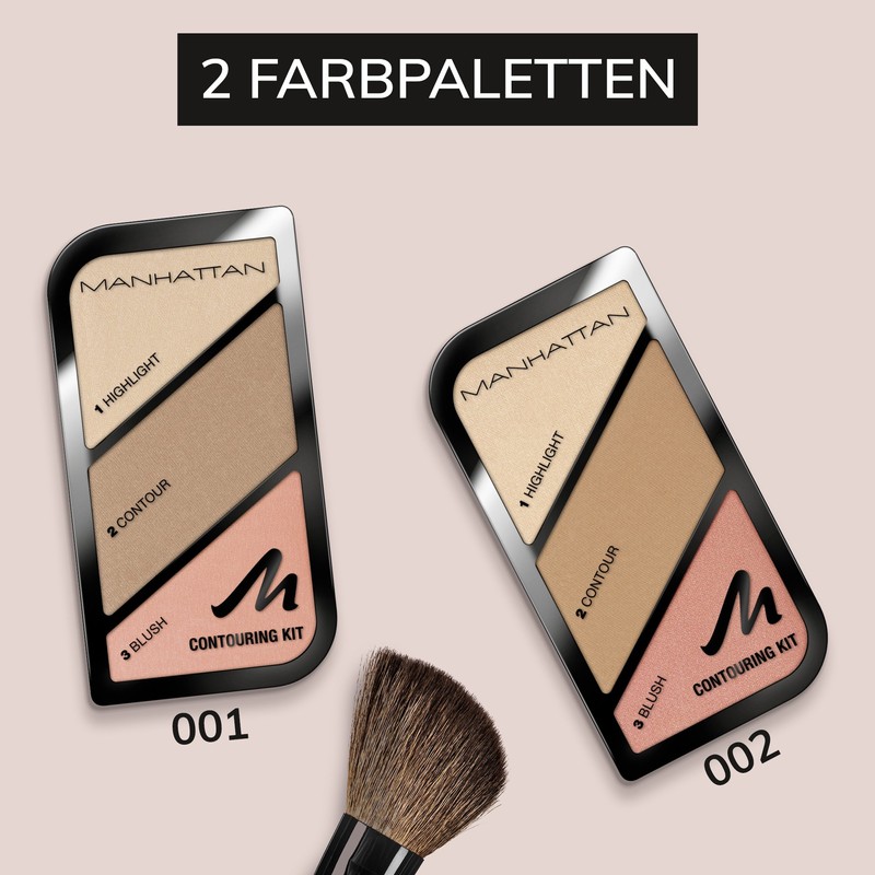 Manhattan Contouring Kit, Farbe 002, Summer In Barbados, 1er Pack