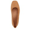 Vionic Women's Orinda Ballet Flat, Camel Suede, 9