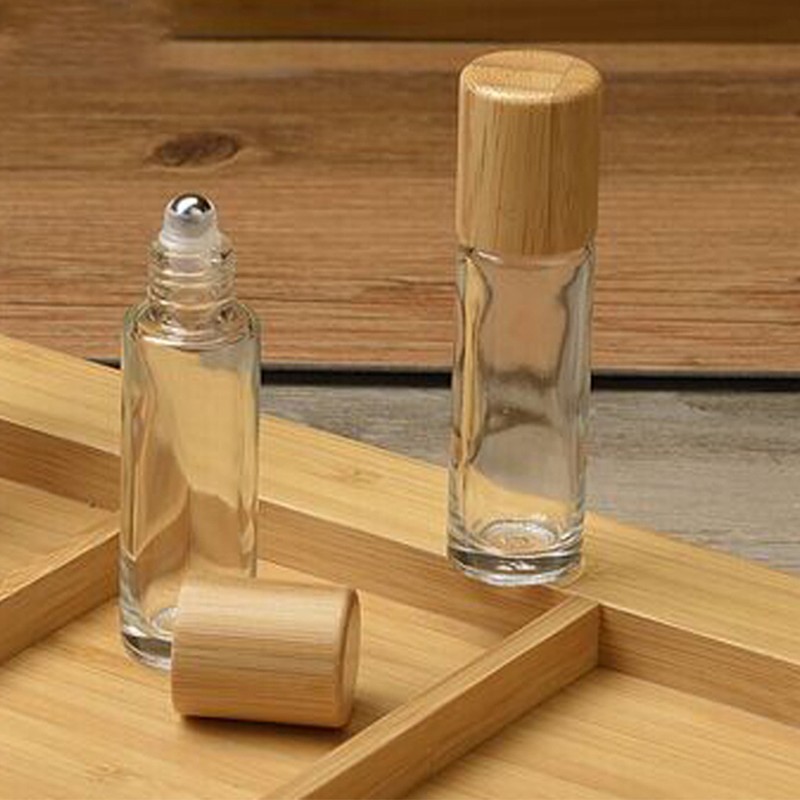 12Pcs 10ml Roll On Glass Bottles for Essential Oil Glass