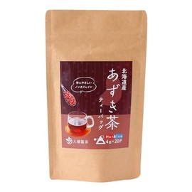 Ohashi Seicha Hokkaido Azuki Tea Bag, 2.8 oz (80 g) (0.2 oz (4 g) x 20 Bags