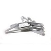 30 Count Vinyl Coated Heavy Duty Wire Cloth Hanger Plastic