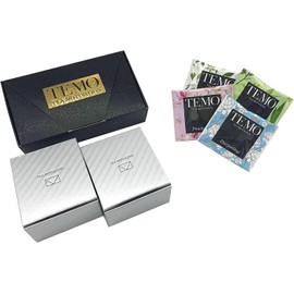 TEA MOTIVATION PREMIUM Tea Gift Tea Bags, 4 Types, Assorted 22 Packs, Earl Grey, Darjeeling, Assam, Momo Apple, Gift Wrapple, Includes Gift Packaging and Handbag