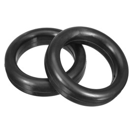 A ABSOPRO 2 pieces car universal silencer exhaust hanger bushing kit 70 mm O-ring