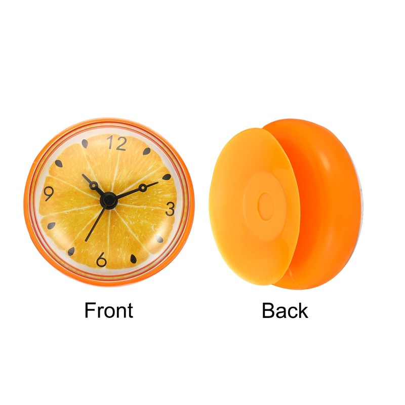 PATIKIL Waterproof Shower Clock, Non Ticking Silent Mini Cute Mirror