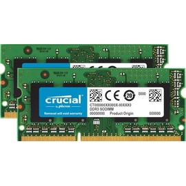 Crucial RAM CT2KIT102464BF160B 16GB Kit (2x8GB) DDR3 1600MHz CL11 Laptop Memory Kit