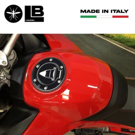 labelbike - Fuel Cap 3D Sticker Carbon Protection for Moto Ducati Multistrada 1260