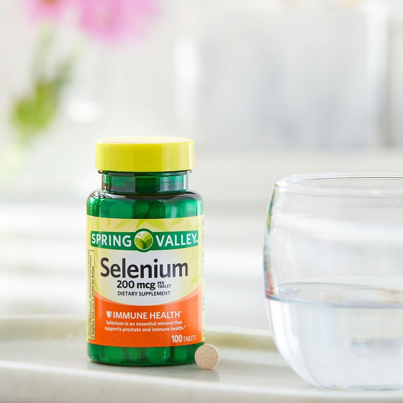 Generic SV Selenium 200 mcg, 100 Tablets by Spring Valley