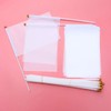 STOBOK Mini Hand Flag Plain DIY Hand Waving Flags Portable