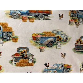 Old Truck Valance, Farmhouse Valance, Cotton Valance Window Curtain Treatment Fits Window 28"Wide, if wider, you need 2 valances. Spread out FLAT this valance is 40W x 15L