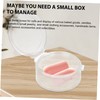 Gatuida 10pcs Storage Box Organizer Earbuds Storage Container Clear Case