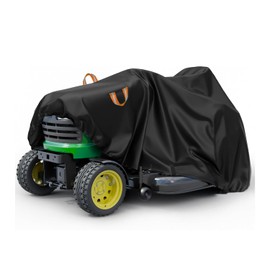 JZAHYUK Riding Lawn Mower Cover, Eventronic 54“ Riding Lawn Tractor Cover, 600D Polyester Oxford, Waterproof Mower Covers Against UV, Dust, Dirt, Wind