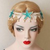Lurrose Starfish Pearl Headband Lace Headband Elastic Headband for Girls