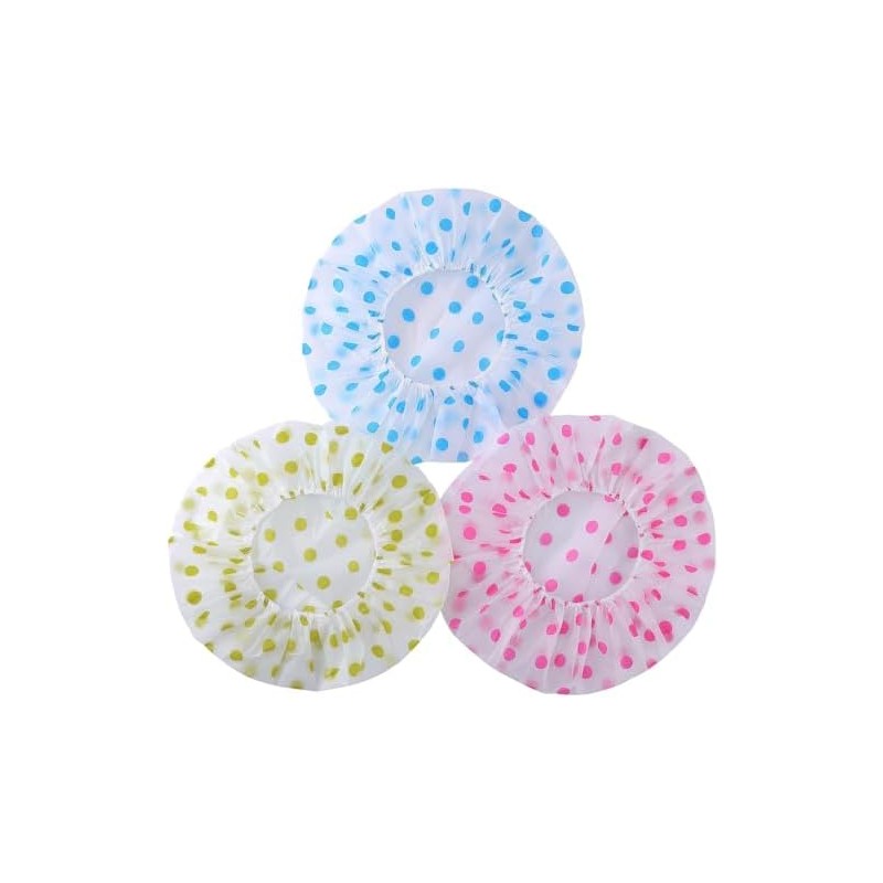 3pz Gorra de Baño Impermeabile Gorros de Ducha para Mujer,