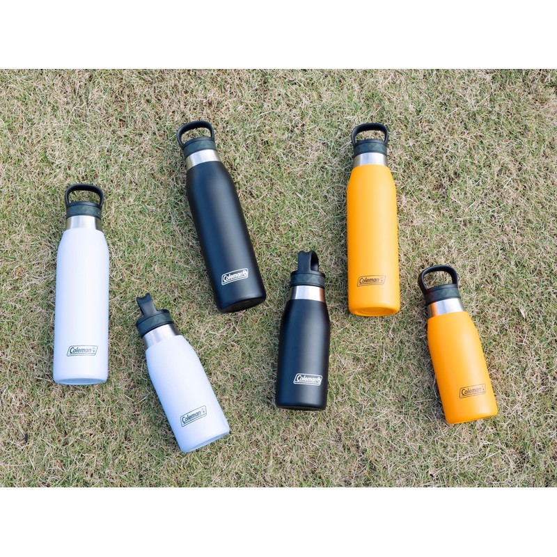 Coleman Double Stainless Steel Bottle, 350 (Black) Water Bottle, Vacuum