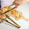 XEVOM 2 Pack 9 Inch Serving Tongs,Gold Salad Buffet Tongs,Stainless