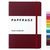PAPERAGE Lined Journal Notebook, (Burgundy), 160 Pages, Medium 5.7 inches