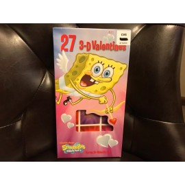 Unbranded SpongeBob Squarepants Valentines Day Cards 3D Set 27 In Box New 2011