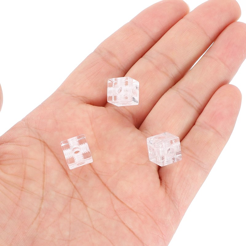 sourcing map 10 Set Cube Corner Code Bracket, 6-Hole Angle