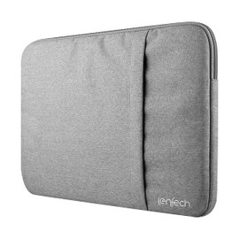 Lenfech Funda para Laptop Slim Compatible con Macbook, Matebook, Lenovo Yoga en 13" o 15". Compatible con Macbook Air 13, Pro 13, Matebook D15 / D13 y más. Maletín Laptop. Laptop Sleeve (13" Gris)