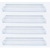 DistinctAndUnique Clear PVC Piano Style Living Hinge for 3/16" (4.5mm)