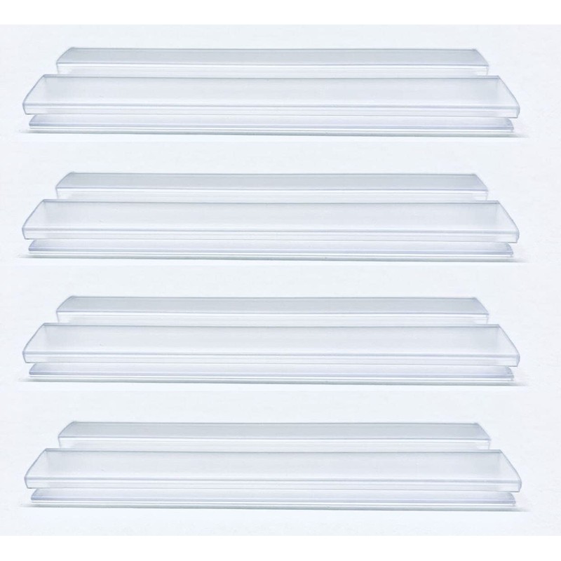 DistinctAndUnique Clear PVC Piano Style Living Hinge for 3/16" (4.5mm)
