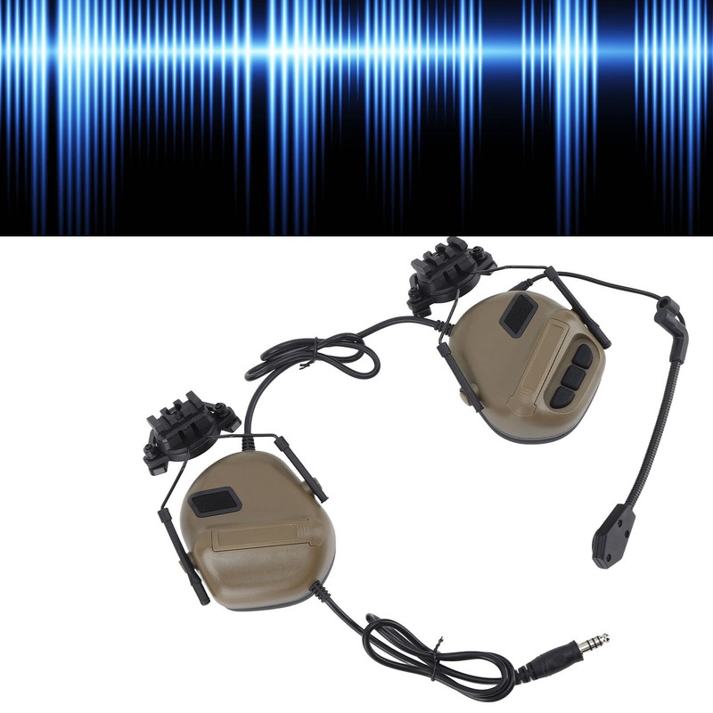 Shooting Headset Shooting Earmuffs Ear Hearing Protection Headphones Sound Amplification