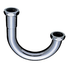 SANEI [Wide U Pipe for Washrooms] For Pipe Diameter 1.5 inches (38 mm) H70-670-38X180