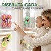 Jesir - 3pcs Juguete Giratorio con Ventosa, Juguetes sensoriales,Juguetes de