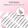 YOOTASIO False Eyelashes, No Glue Required, 1 Second Eyelashes, High